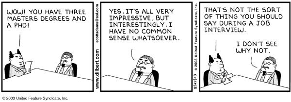 Dilbert Job Interview